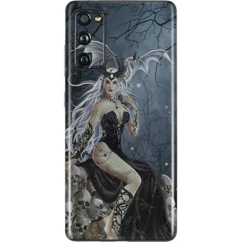 Gothic Queen with Silver Dragon by Nene Thomas Galaxy S20 Fan Edition Skin